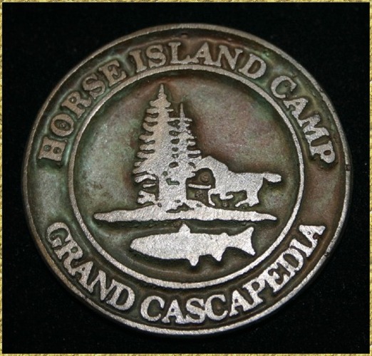 Horse Island Camp Paper Weight