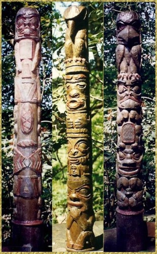 Totem Pole Game Table Legs