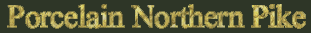 Northern Pike Miniature