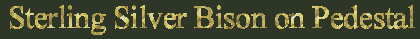 Sterling Bison